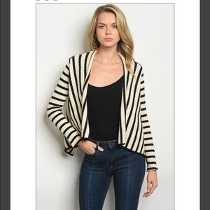 Black and white cardigan COMING SOON!